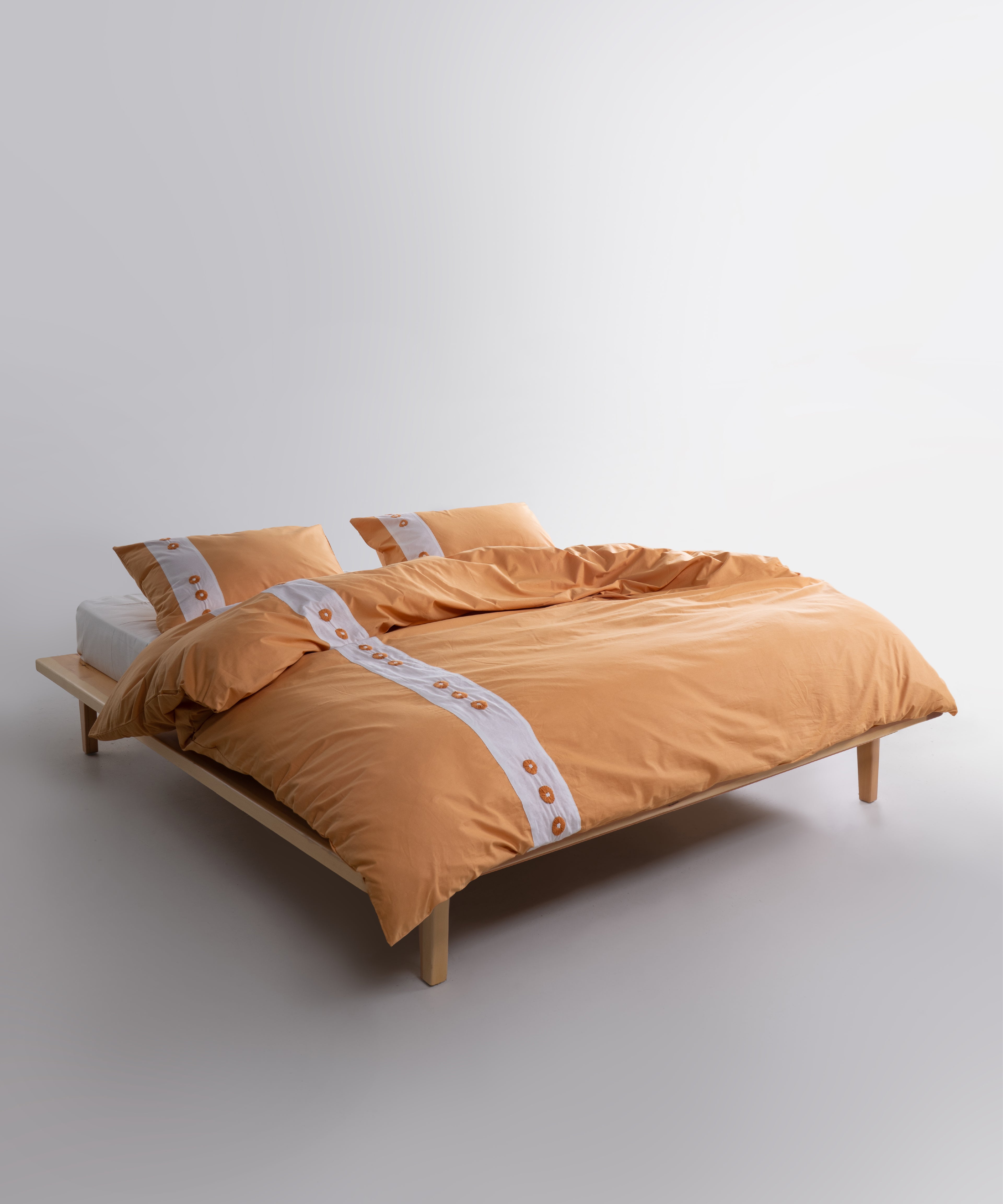 Prima %100 Pamuk El Nakışlı Nevresim Takımı - Daisy Hardal