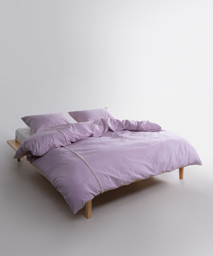 Prima %100 Pamuk El Nakışlı Nevresim Takımı - Frange Lila