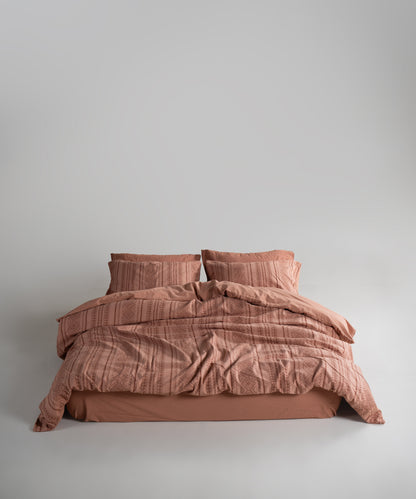 %100 Pamuk Stonewash Nevresim Takımı Coastal Trio - Commencer