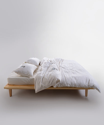 Prima %100 Pamuk El Nakışlı Nevresim Takımı - Livre Beyaz