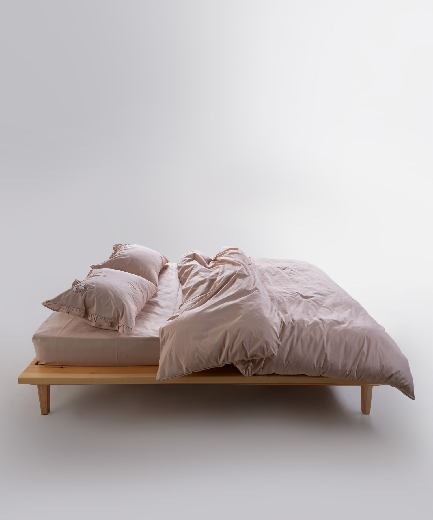 Prima %100 Pamuk El Nakışlı Nevresim Takımı - Jolie Bej