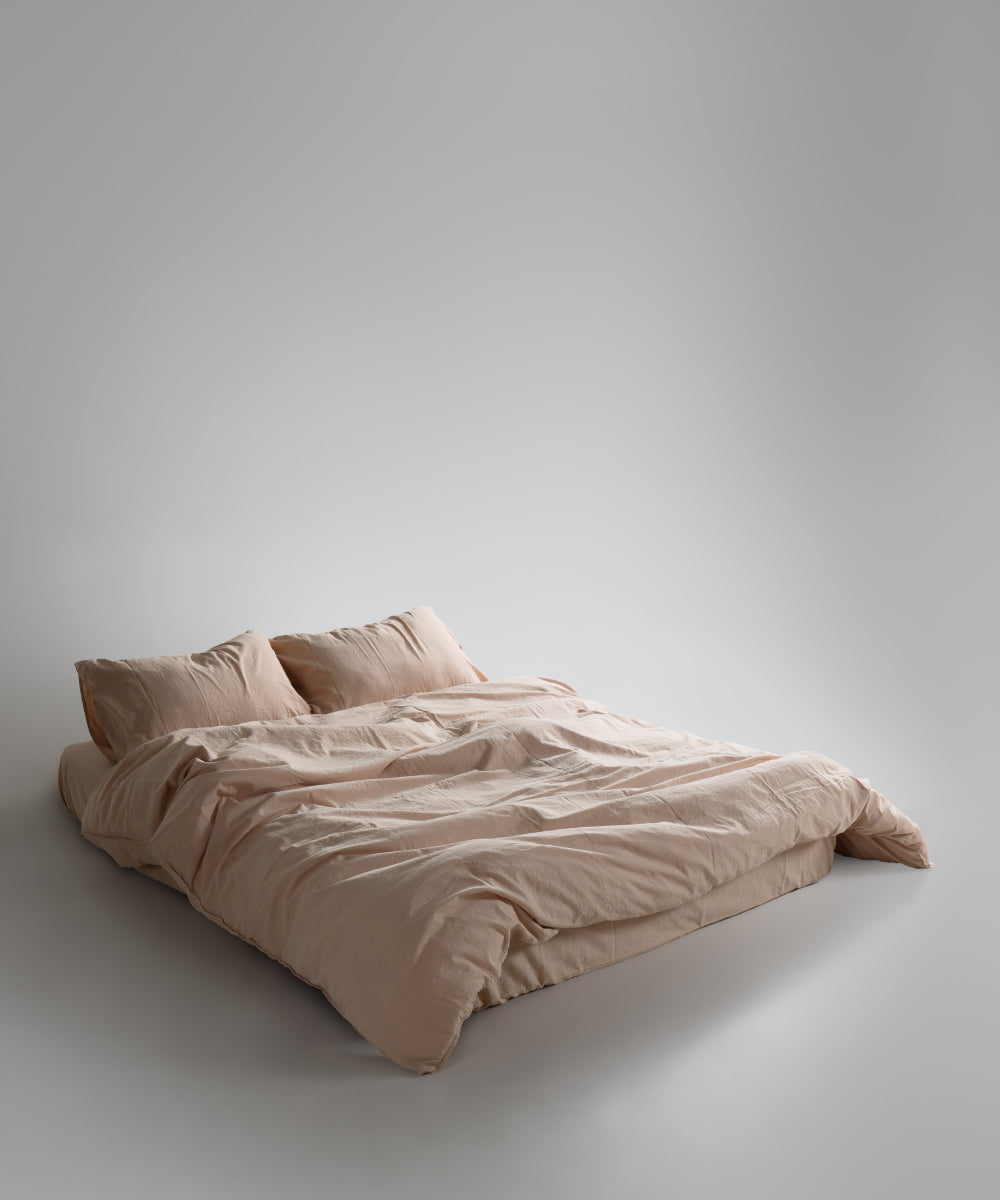 Stonewash 100% Yıkanmış Pamuk Nevresim Takımı Akdeniz Beji