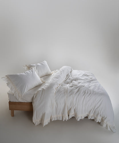 %100 Pamuk Stonewash Nevresim Takımı - Francesca Snow White