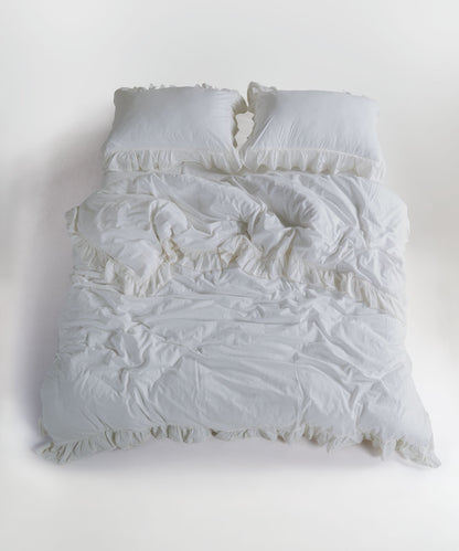 Stonewash 100% Yıkanmış Pamuk Exclusive Nevresim Snow White