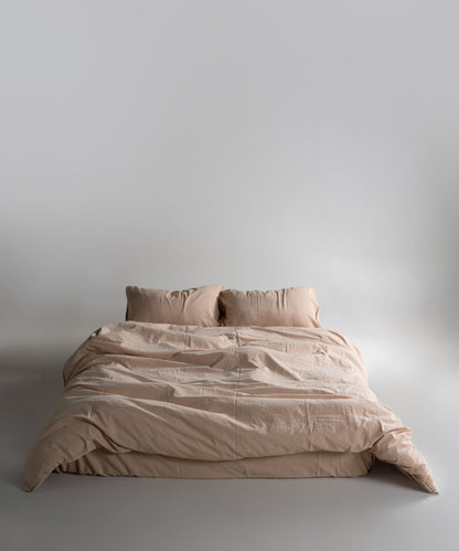 Stonewash 100% Yıkanmış Pamuk Nevresim Takımı Akdeniz Beji