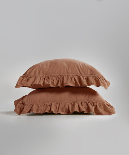 Stonewash 100% Yıkanmış Pamuk Exclusive Yastık Kılıfı Commencer