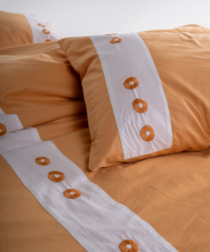 Prima %100 Pamuk El Nakışlı Nevresim Takımı - Daisy Hardal