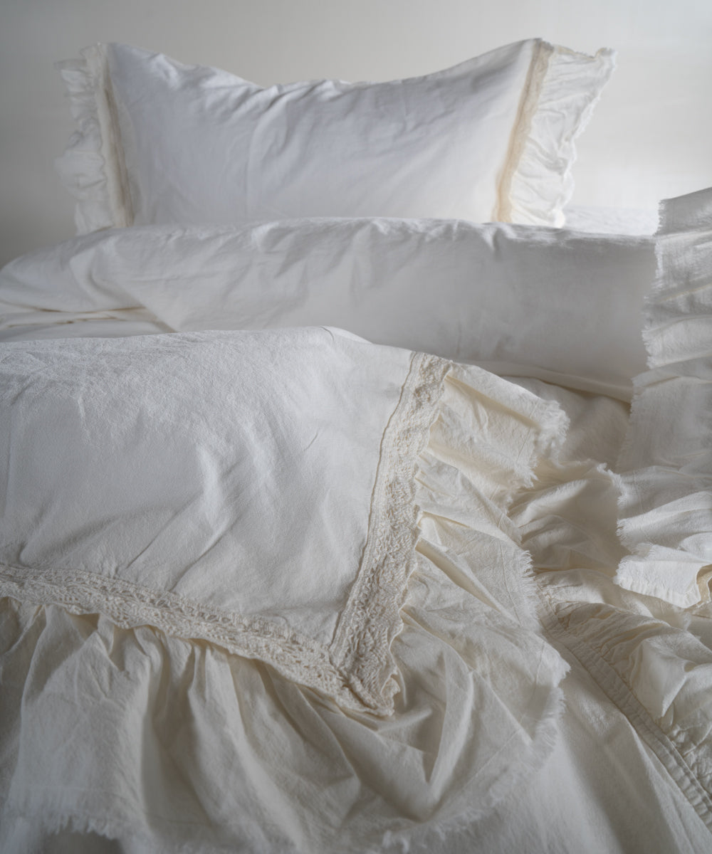 %100 Pamuk Stonewash Nevresim Takımı - Francesca Snow White