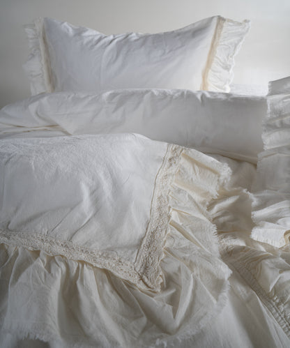 %100 Pamuk Stonewash Nevresim Takımı - Francesca Snow White