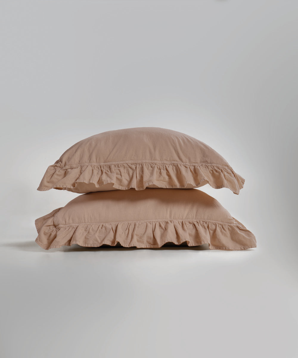 Stonewash 100% Yıkanmış Pamuk Exclusive Yastık Kılıfı Akdeniz Beji