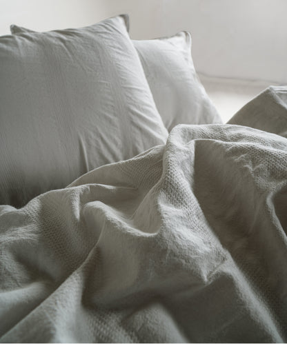 %100 Pamuk Stonewash Nevresim Takımı Cassandra - Natural Cream