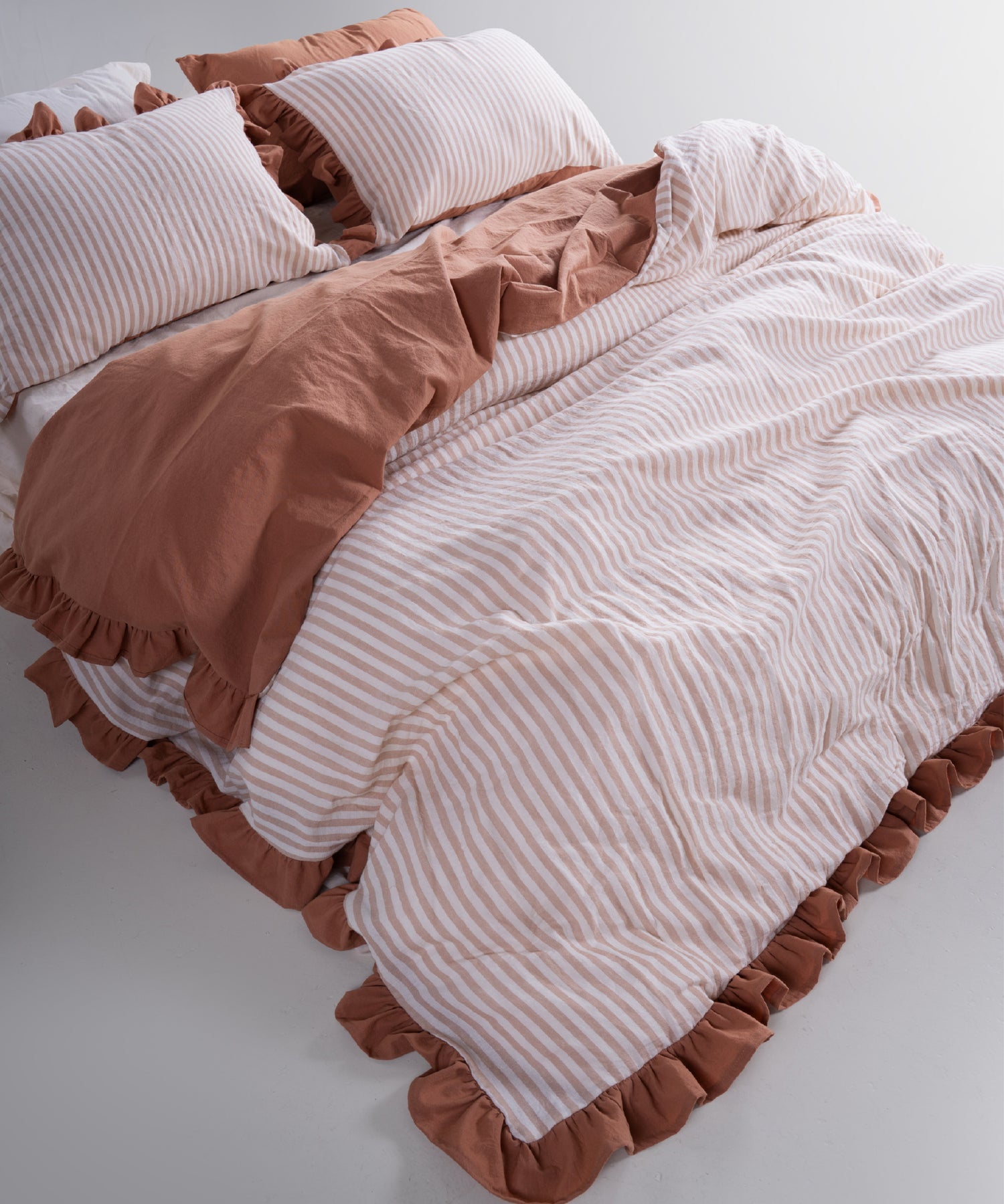 100% Pamuk Garmentwashed Nevresim Takımı Marrakesh