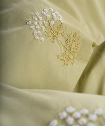 Prima %100 Pamuk El Nakışlı Nevresim Takımı - Livre Adaçayı