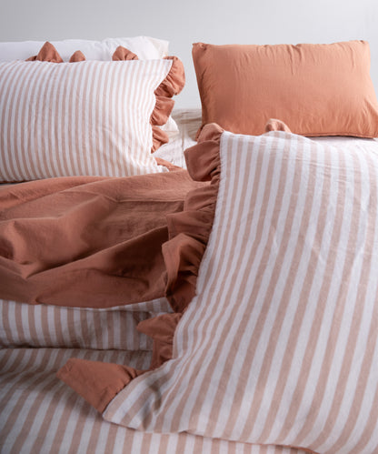 100% Pamuk Garmentwashed Nevresim Takımı Marrakesh