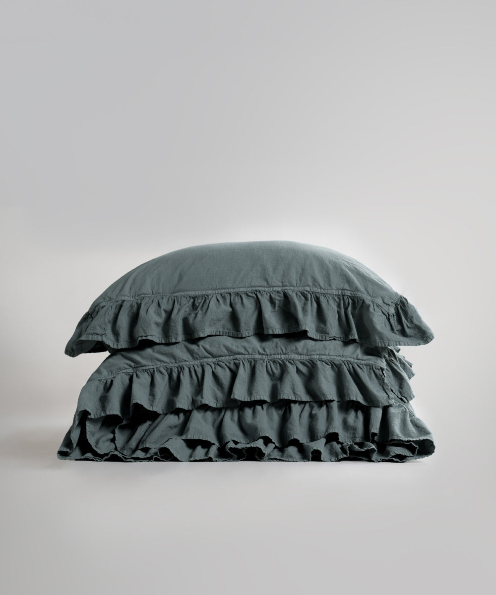 Stonewash 100% Yıkanmış Pamuk Exclusive Nevresim Set Castle Rock