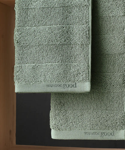 Mons Set - 50x90cm 1 Havlu + 70x140cm 1 Havlu Green