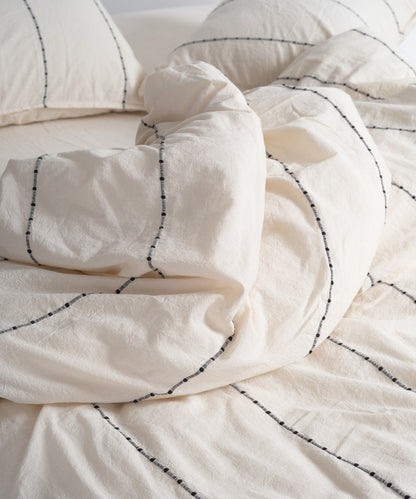 Vilnus 50x70 kapak kapamalı yastık kılıfı çift kişilik pamuk nevresim takımı