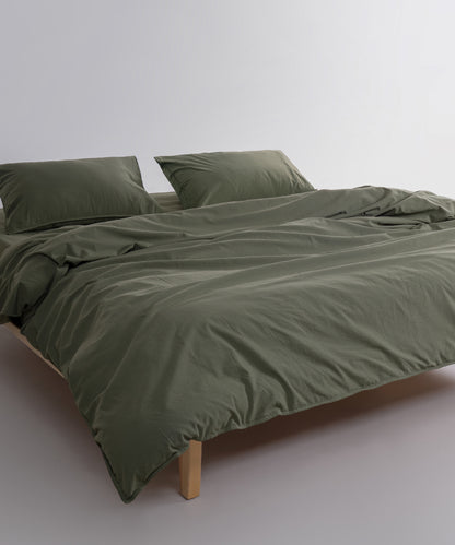 Ephesus Stonewash 100% Yıkanmış Pamuk Nevresim Seti Capulet Olive