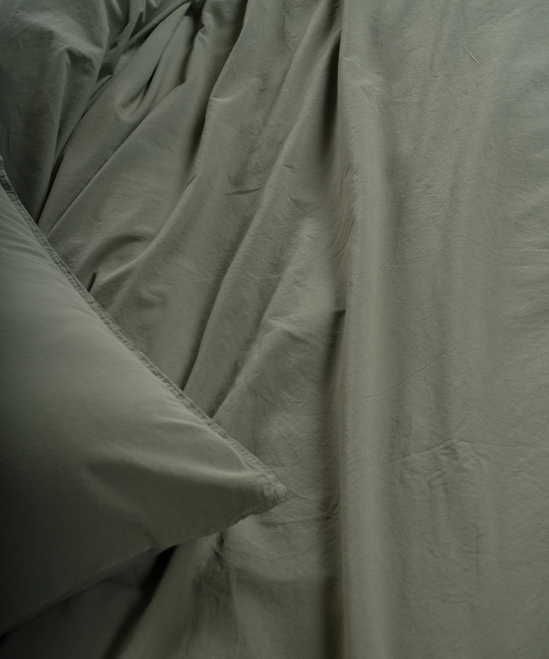 Stonewash Standart 100% Soft Pamuk Yastık Kılıfı Capulet Olive