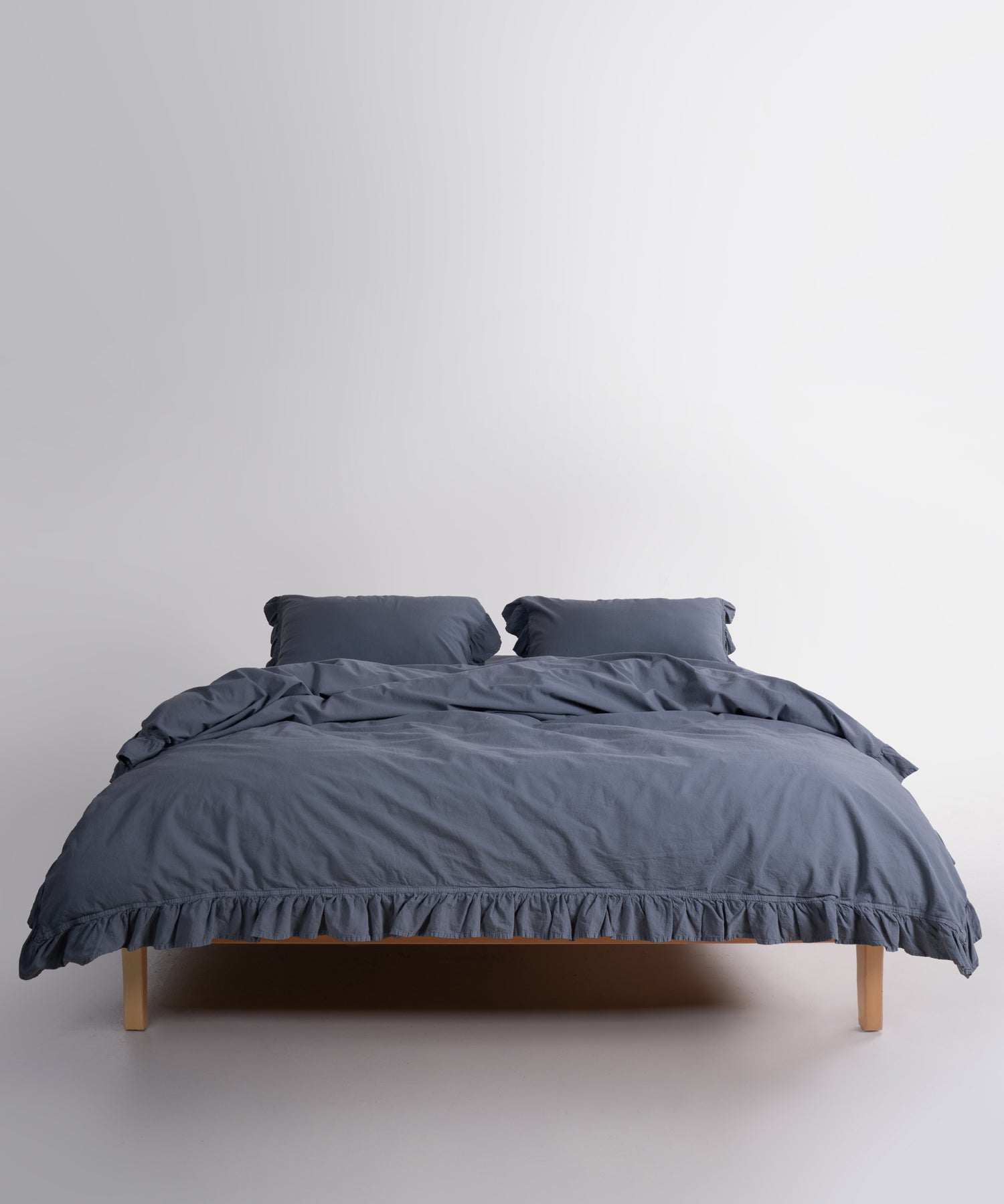 Exclusive Stonewash 100% Yıkanmış Pamuk Nevresim Takımı Castle Rock