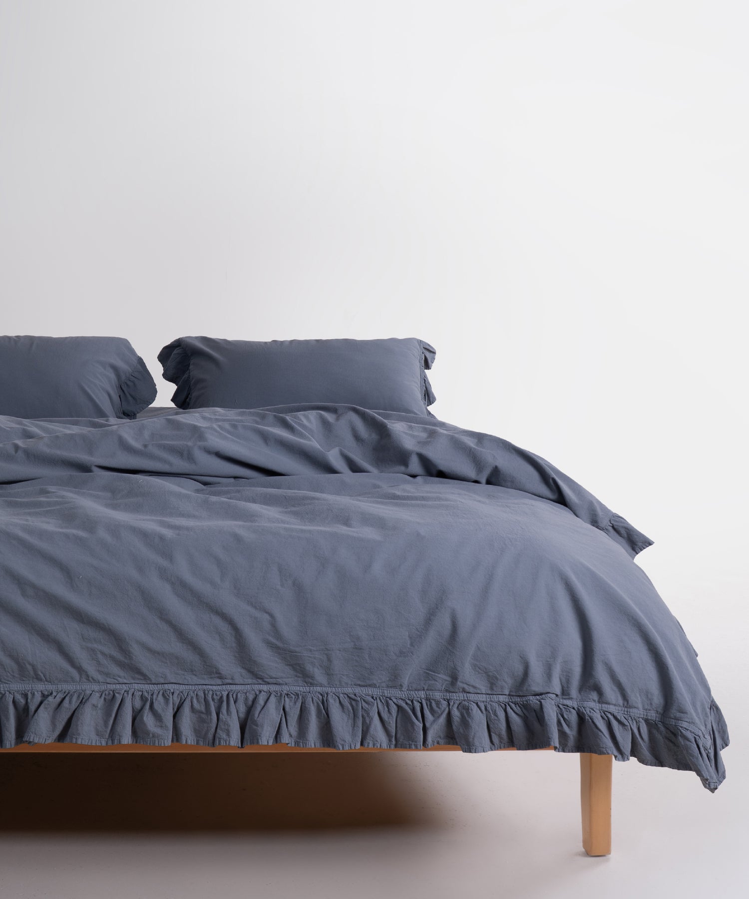 Exclusive Stonewash 100% Yıkanmış Pamuk Nevresim Seti Castle Rock