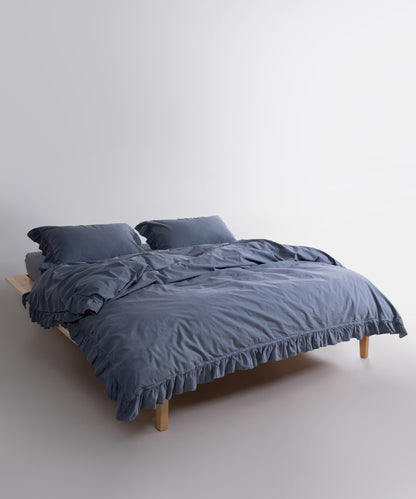 Exclusive Stonewash 100% Yıkanmış Pamuk Nevresim Seti Castle Rock