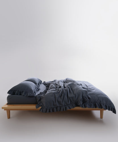 Exclusive Stonewash 100% Yıkanmış Pamuk Nevresim Takımı Castle Rock