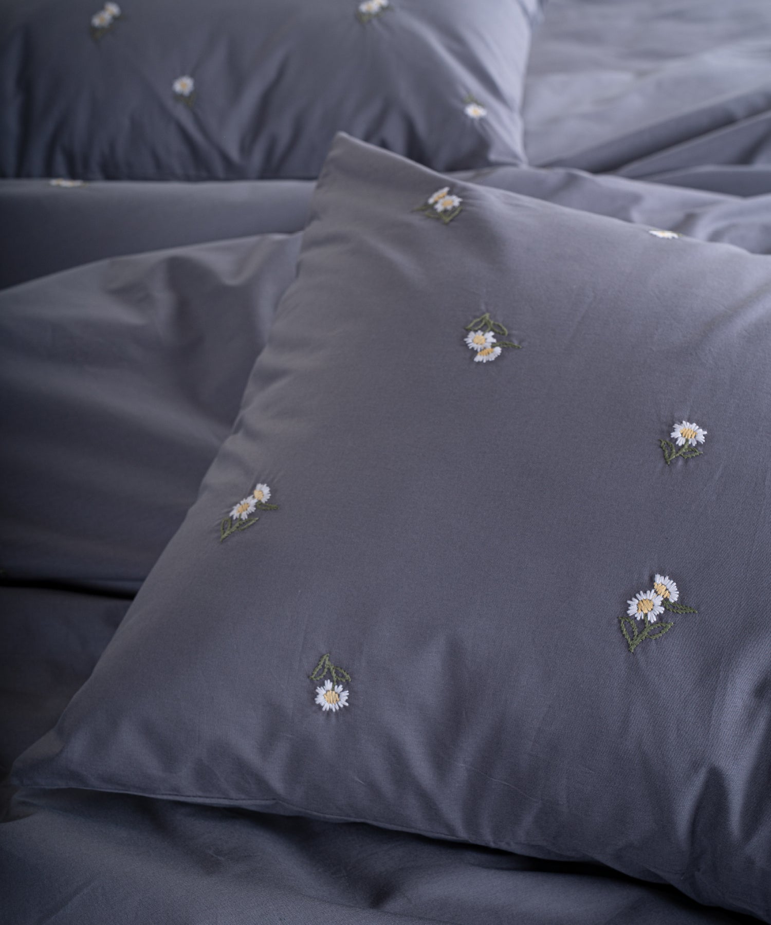 Papatya 100% Pamuk Nakışlı Nevresim Takımı - Castle Rock