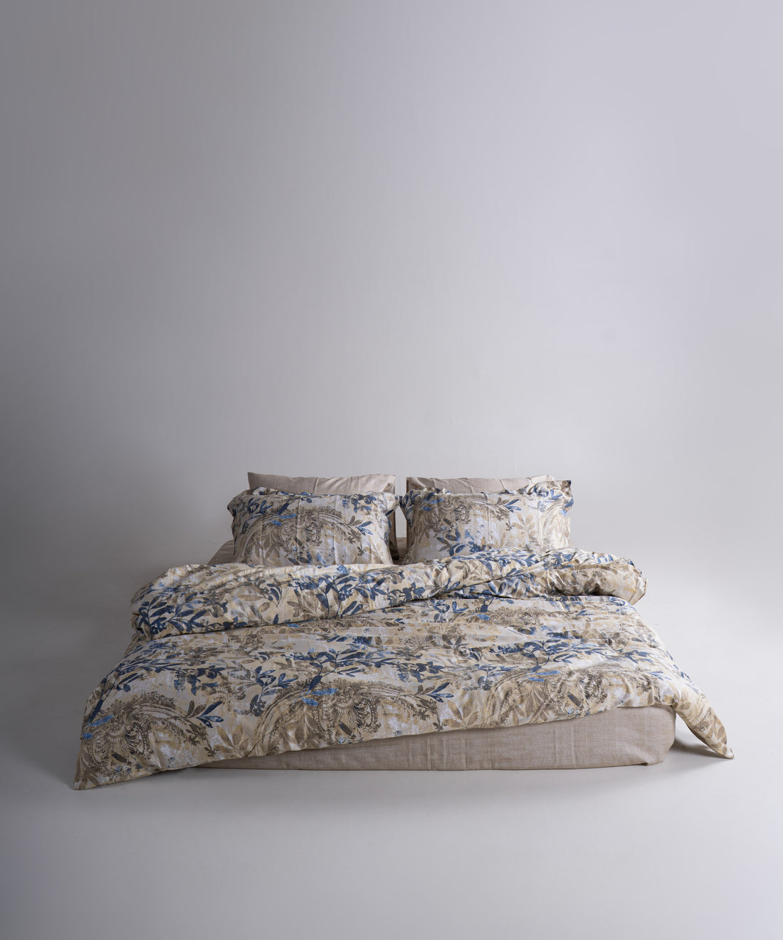 %100 Pamuk Baskılı Saten Nevresim Takımı - Cinque Terra