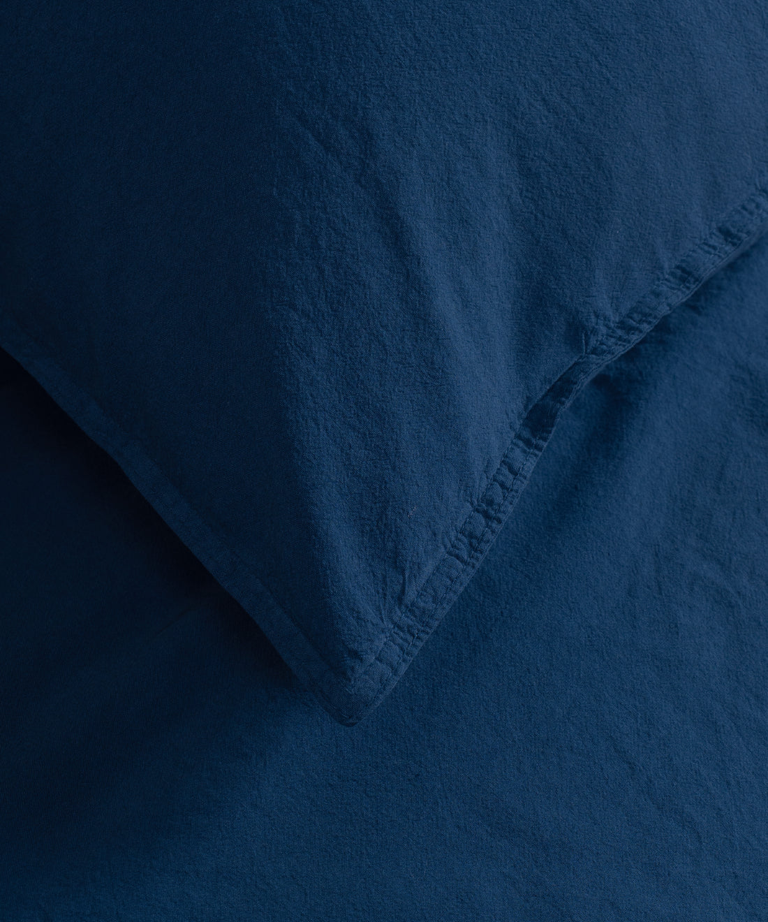 Stonewashed Dress Blue 100% Soft Pamuk Düz Çarşaf | Limasso