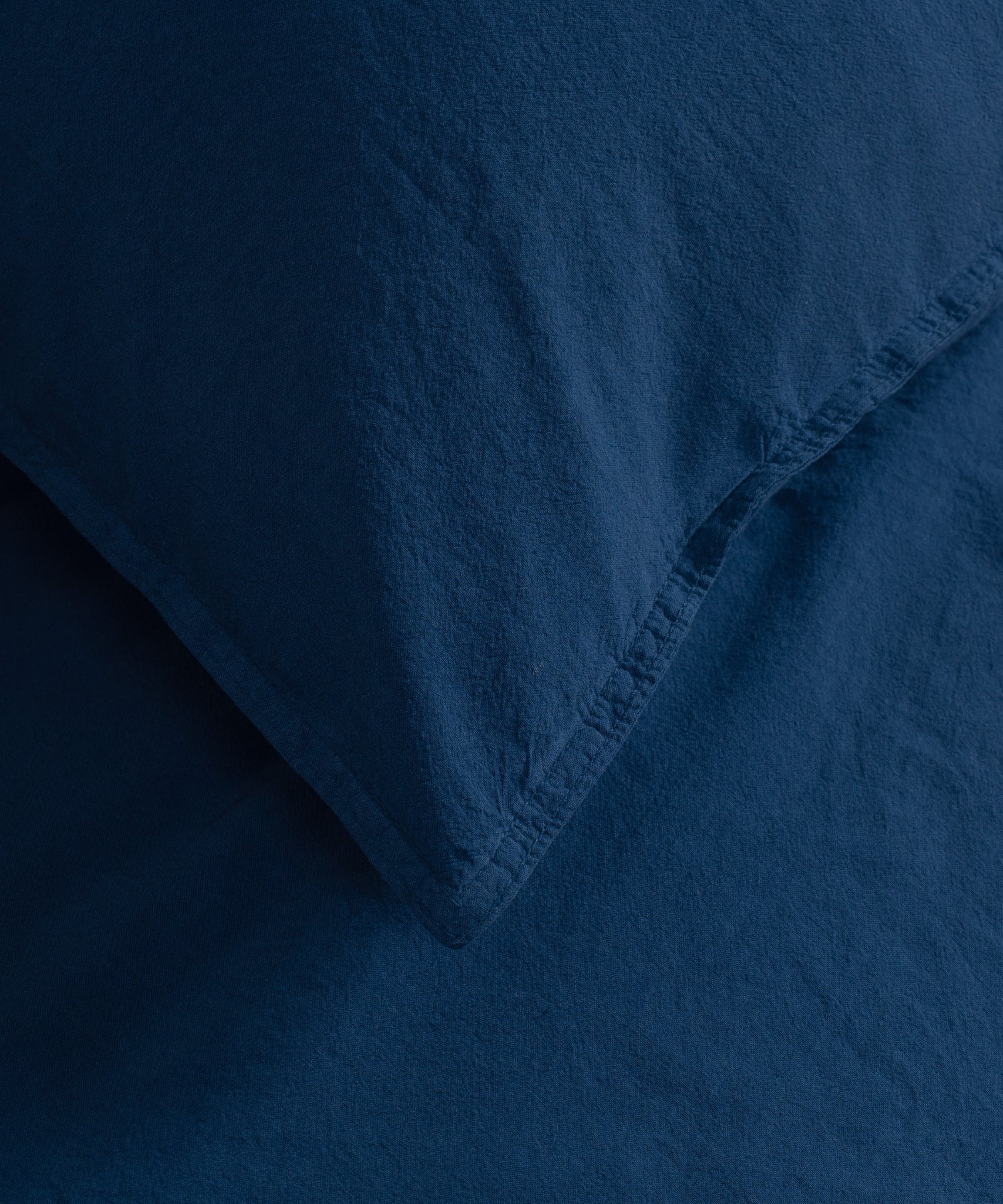 Stonewashed Dress Blue 100% Soft Pamuk Düz Çarşaf | Limasso