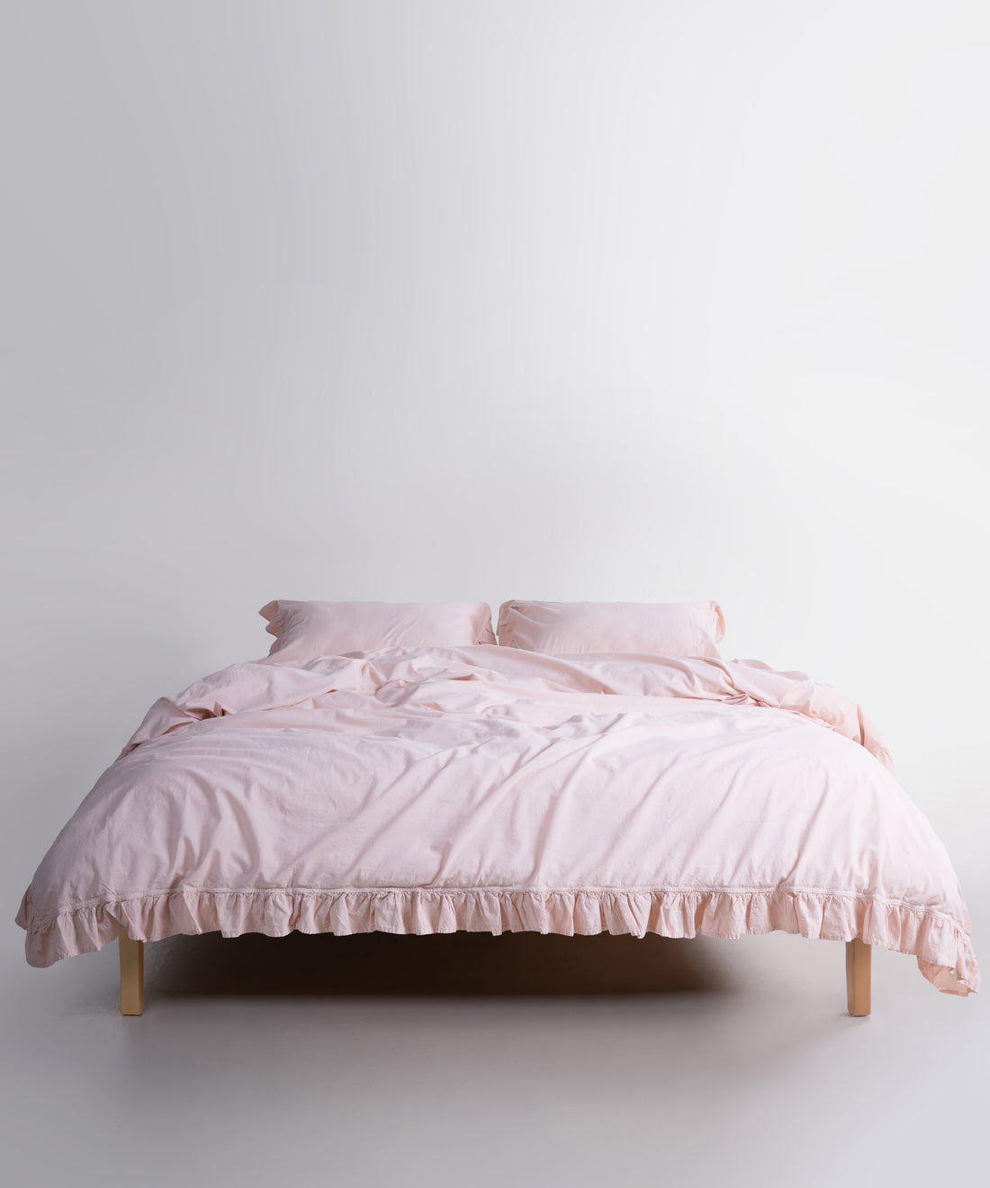 Stonewash 100% Yıkanmış Pamuk Nevresim Takımı Pristine