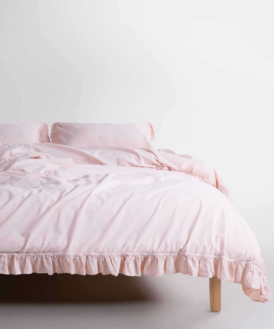 Stonewash 100% Yıkanmış Pamuk Nevresim Takımı Pristine