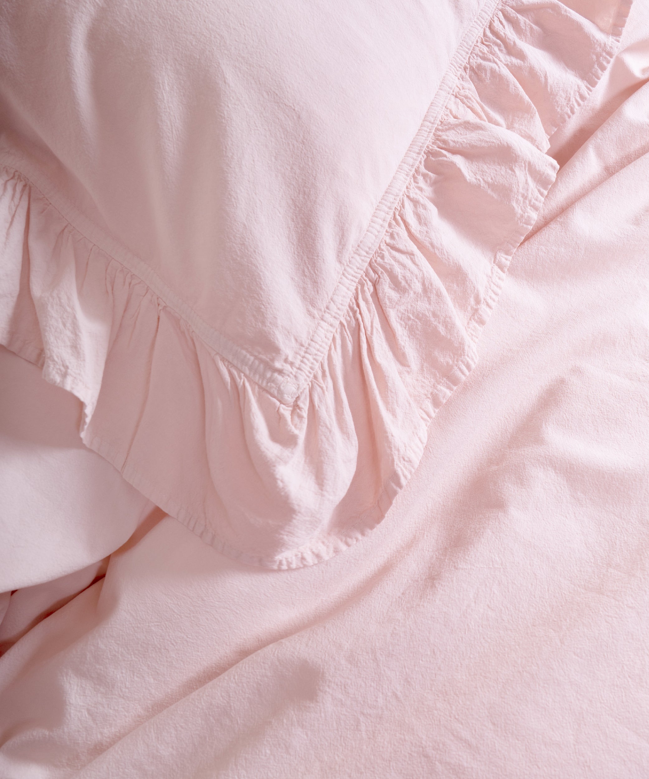Stonewash Exclusive 100% Soft Pamuk Yastık Kılıfı Fırfırlı Pristine