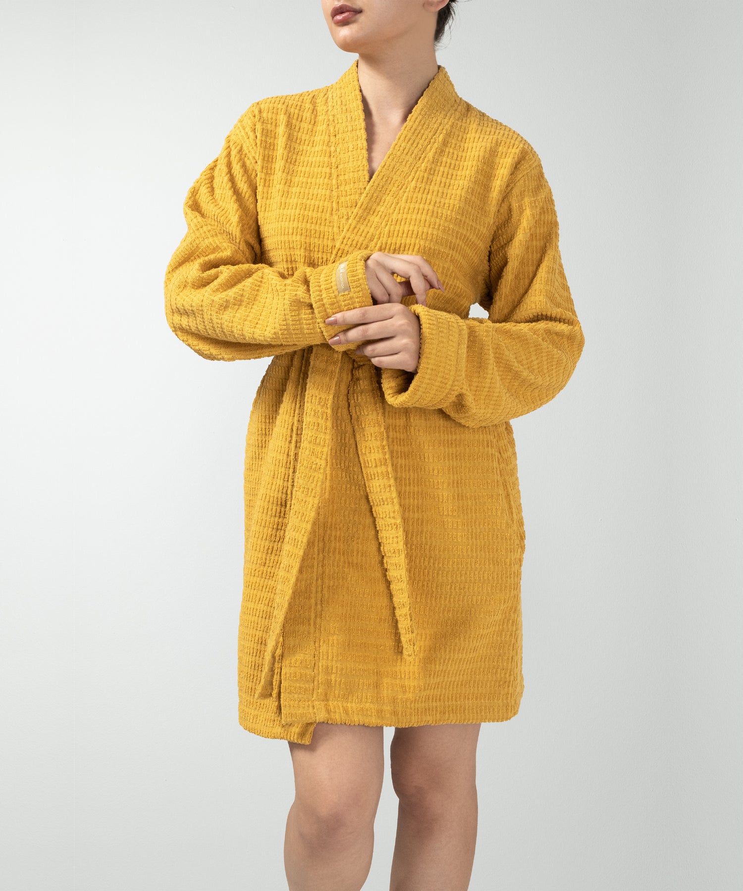 Penta - Unisex Bornoz Mustard