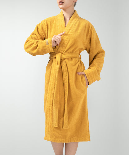 Lapis - Unisex Bornoz Mustard