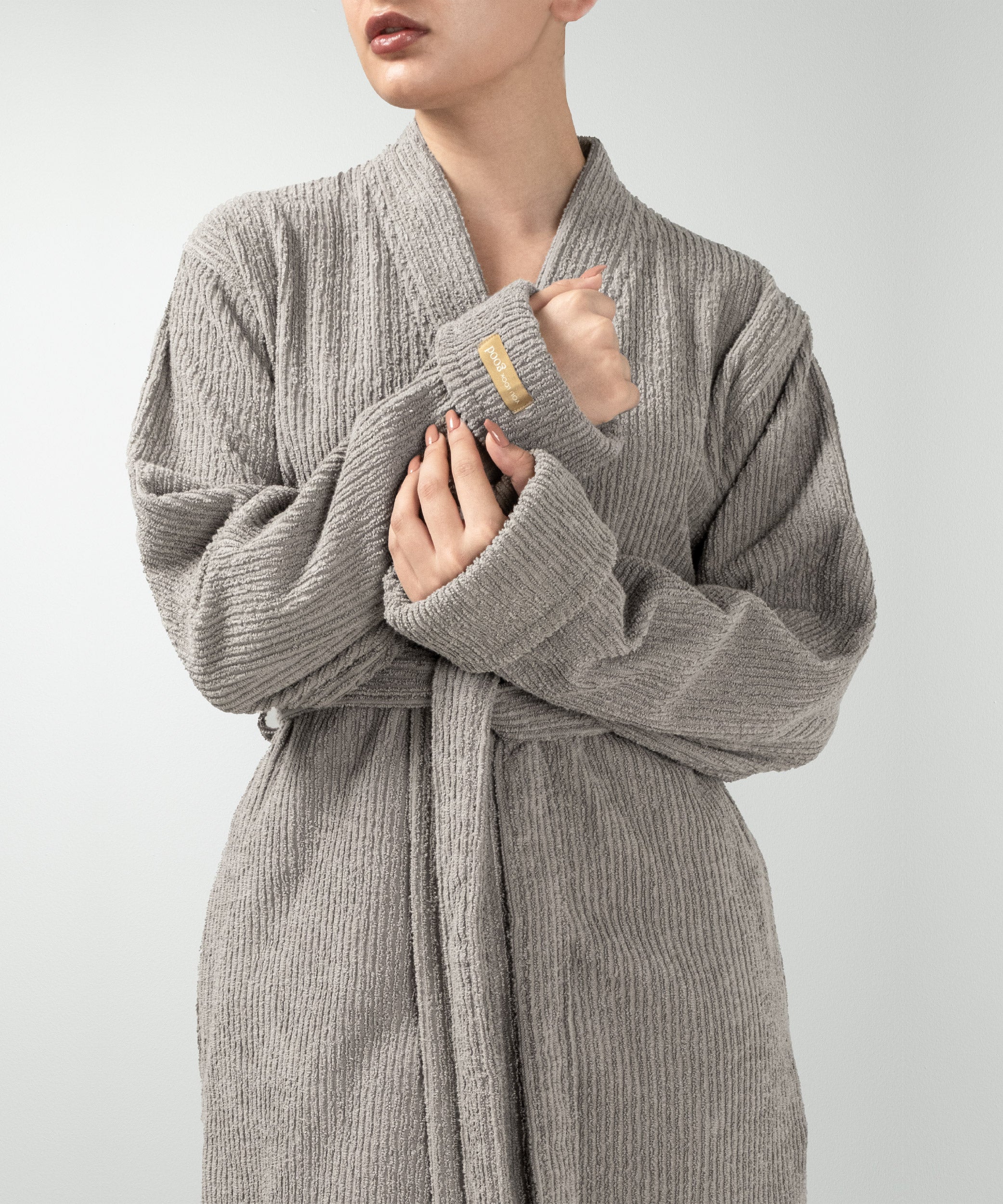 Pana - Unisex Bornoz Grey