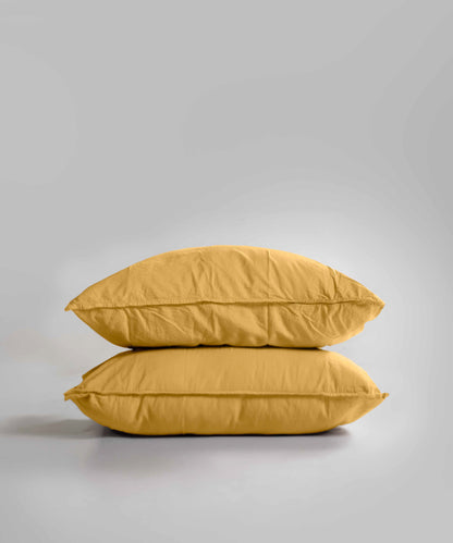 Stonewash 100% Yıkanmış Pamuk Nevresim Seti Lemonade
