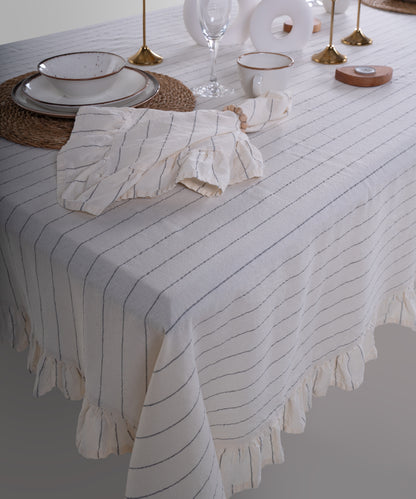 Leila %100 Pamuk Garment Wash Masa Örtüsü - 140X200cm