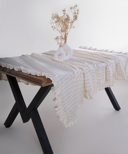 Leila %100 Pamuk Garment Wash Masa Örtüsü - 140X200cm