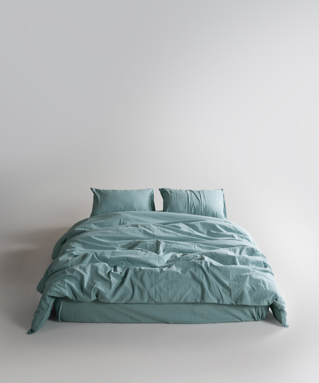 Ephesus Stonewash 100% Yıkanmış Pamuk Nevresim Seti Mineral Blue