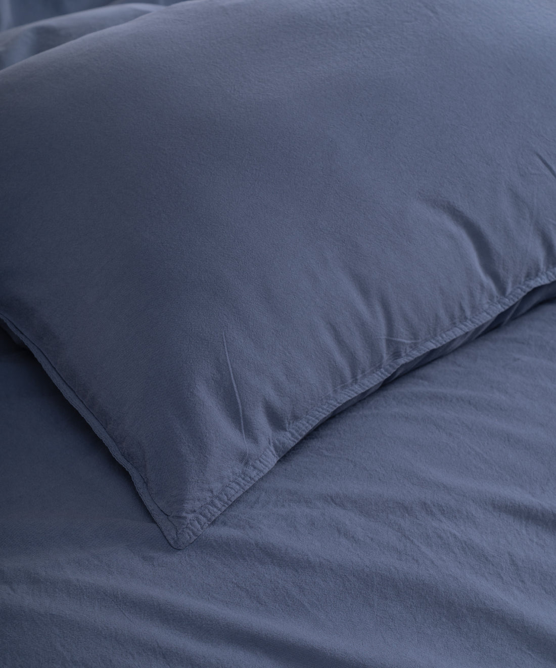 Stonewashed Natural Grey 100% Soft Pamuk Düz Çarşaf | Limasso