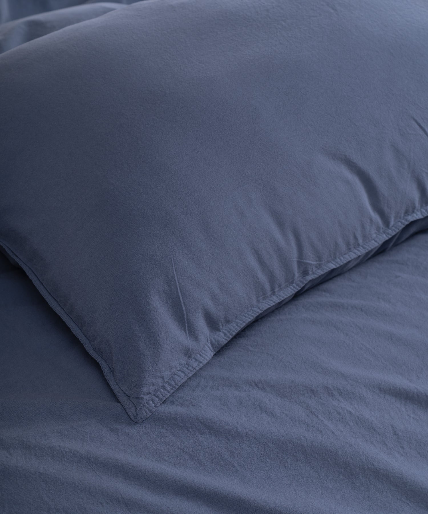 Stonewashed Natural Grey 100% Soft Pamuk Düz Çarşaf | Limasso