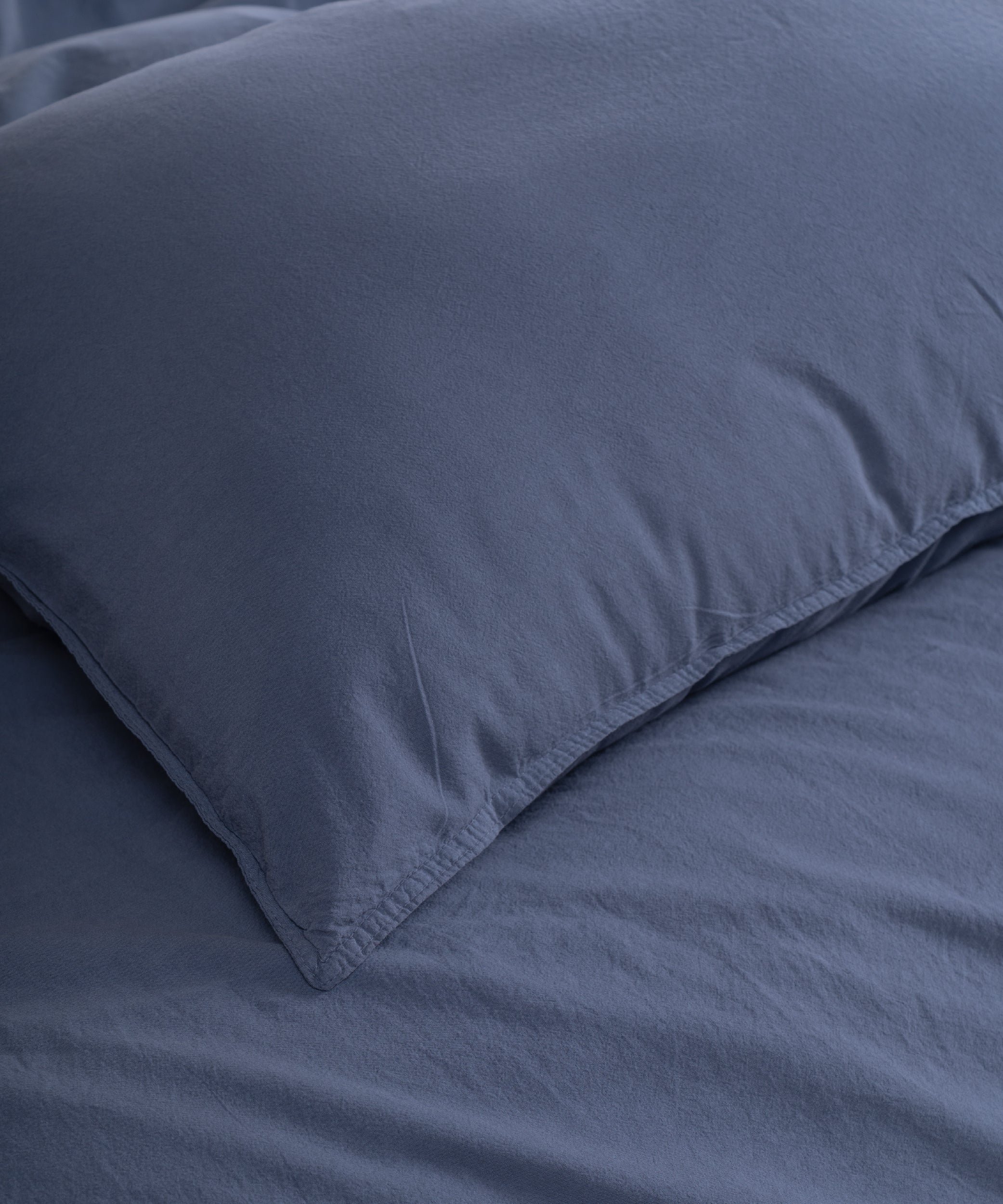 Stonewashed Natural Grey 100% Soft Pamuk Düz Çarşaf | Limasso