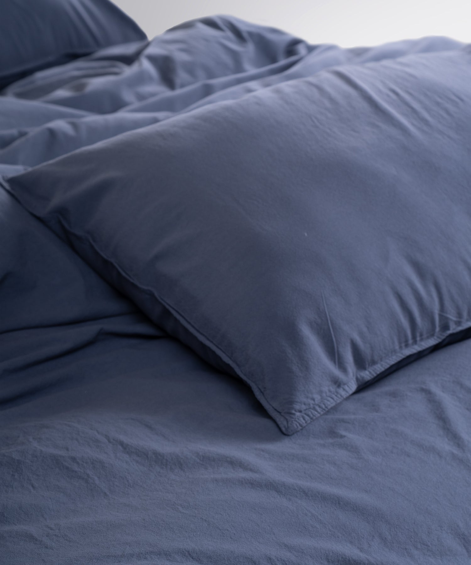 Stonewashed Natural Grey 100% Soft Pamuk Düz Çarşaf | Limasso