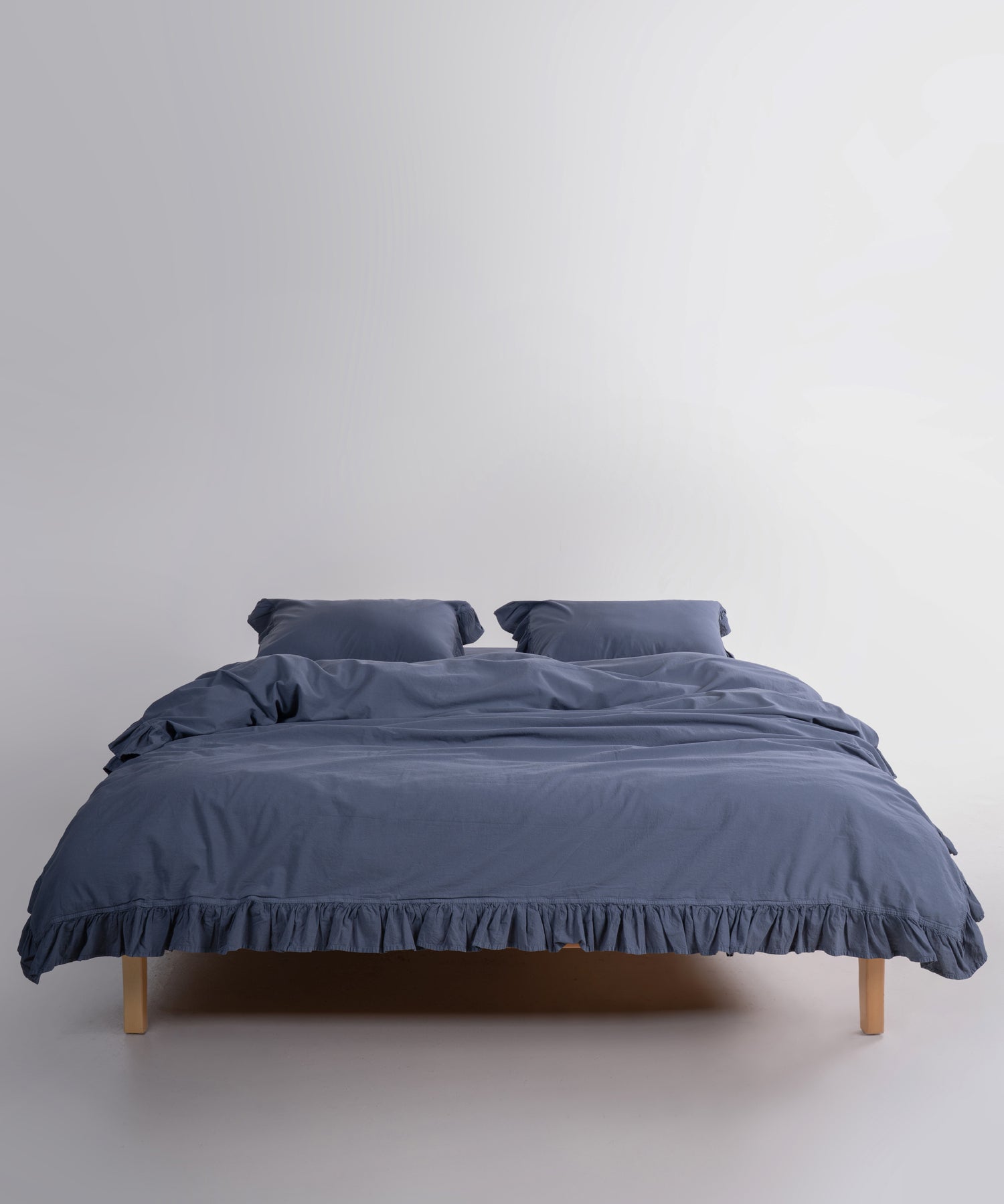 Stonewash Exclusive 100% Soft Pamuk Yastık Kılıfı Natural Grey