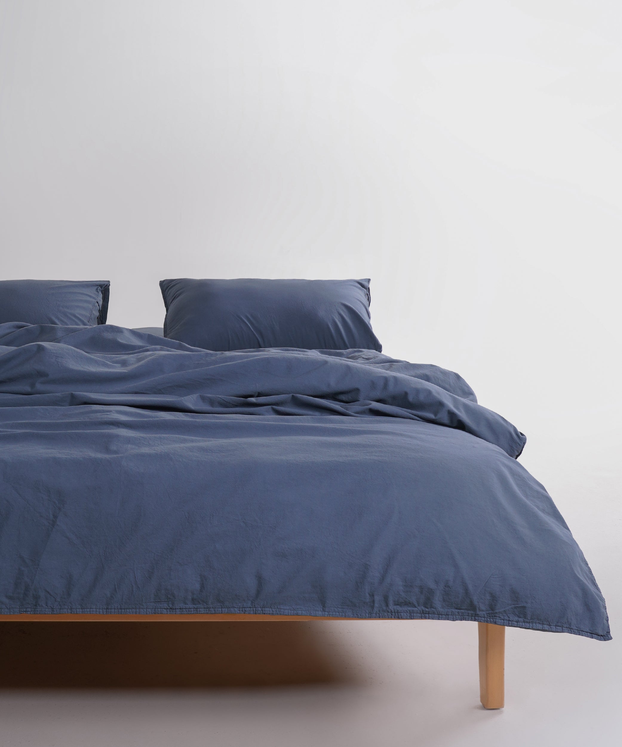 Ephesus Stonewash 100% Yıkanmış Pamuk Nevresim Seti Natural Grey