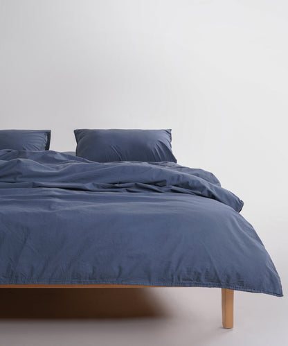 Ephesus Stonewash 100% Yıkanmış Pamuk Nevresim Seti Natural Grey
