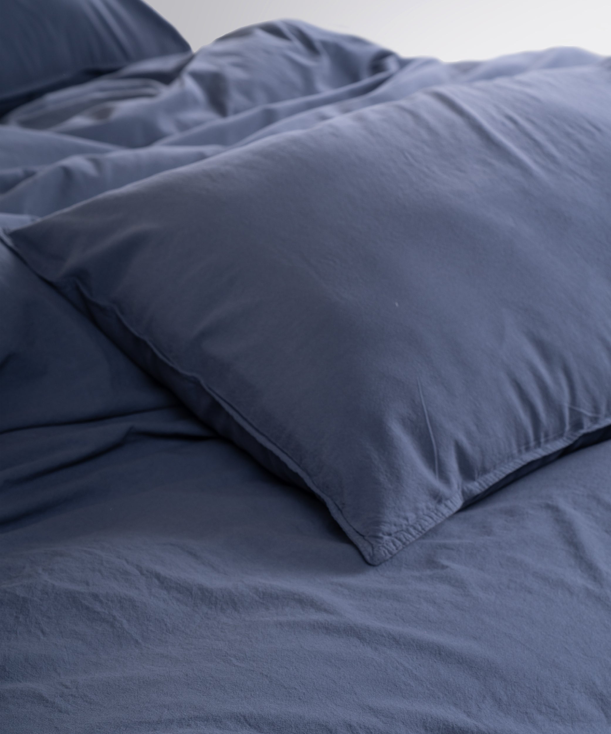 Stonewash Standart 100% Soft Pamuk Yastık Kılıfı Natural Grey