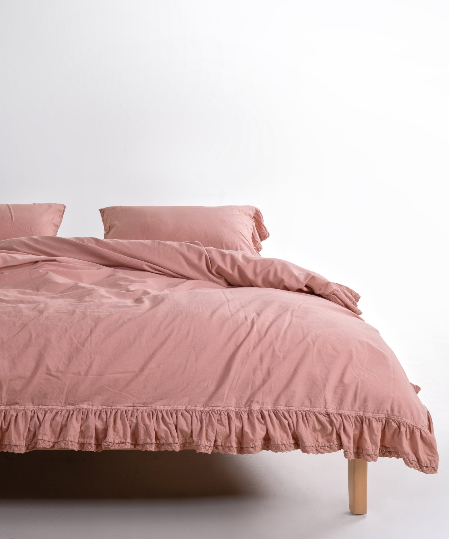Sicilia Rose %100 Pamuk Nevresim Takımı – Stonewashed | Limasso